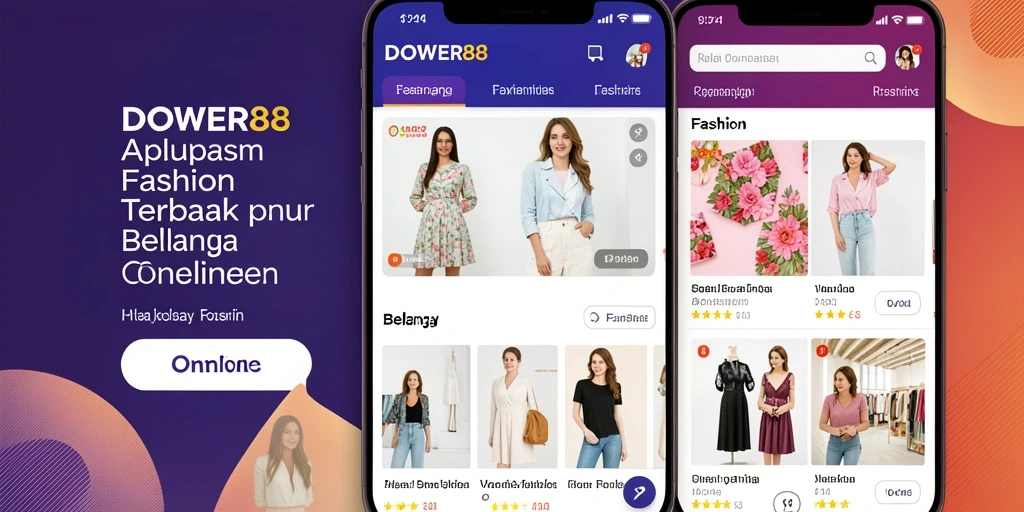Tampilan antarmuka DOWER88 yang user-friendly dan stylish.