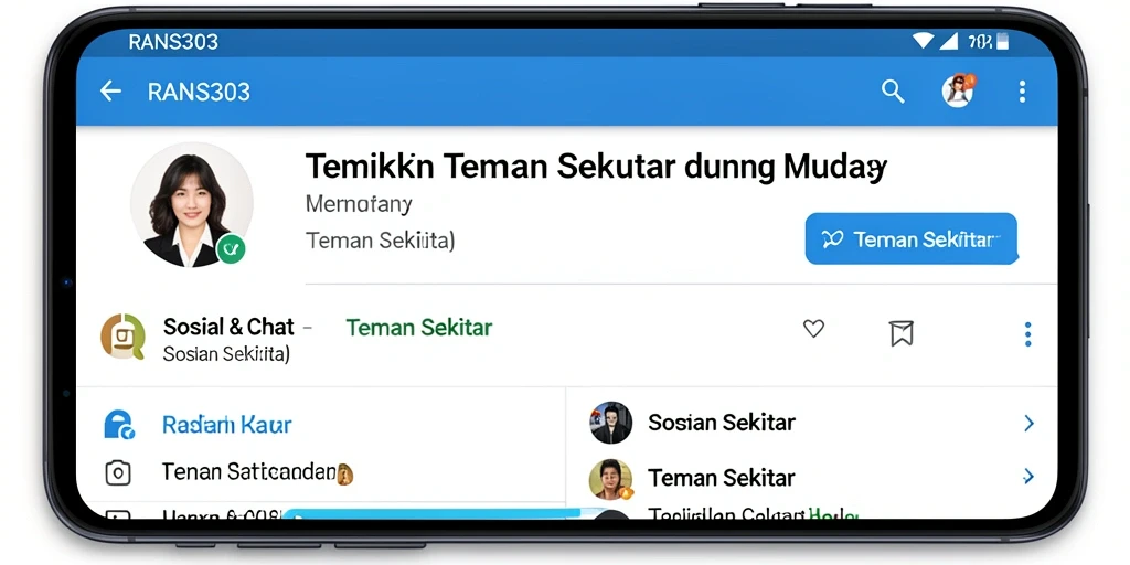 Tampilan antarmuka aplikasi RANS303 yang user-friendly.