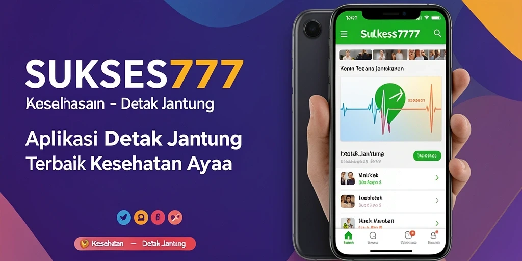 Antarmuka SUKSES777 menampilkan data detak jantung secara jelas dan informatif.