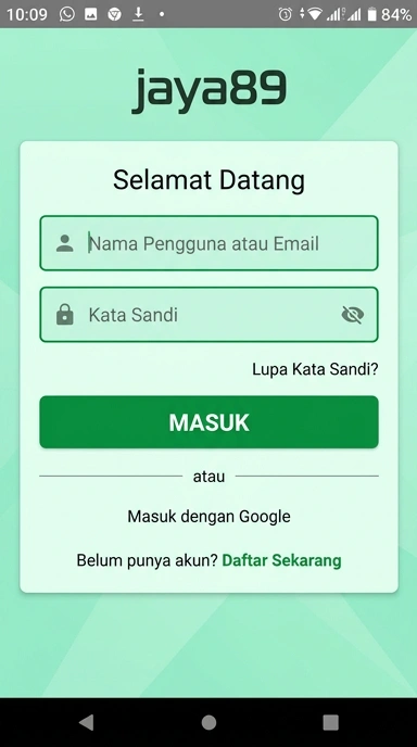 Panduan Masuk Akun jaya89 untuk Pengguna Android